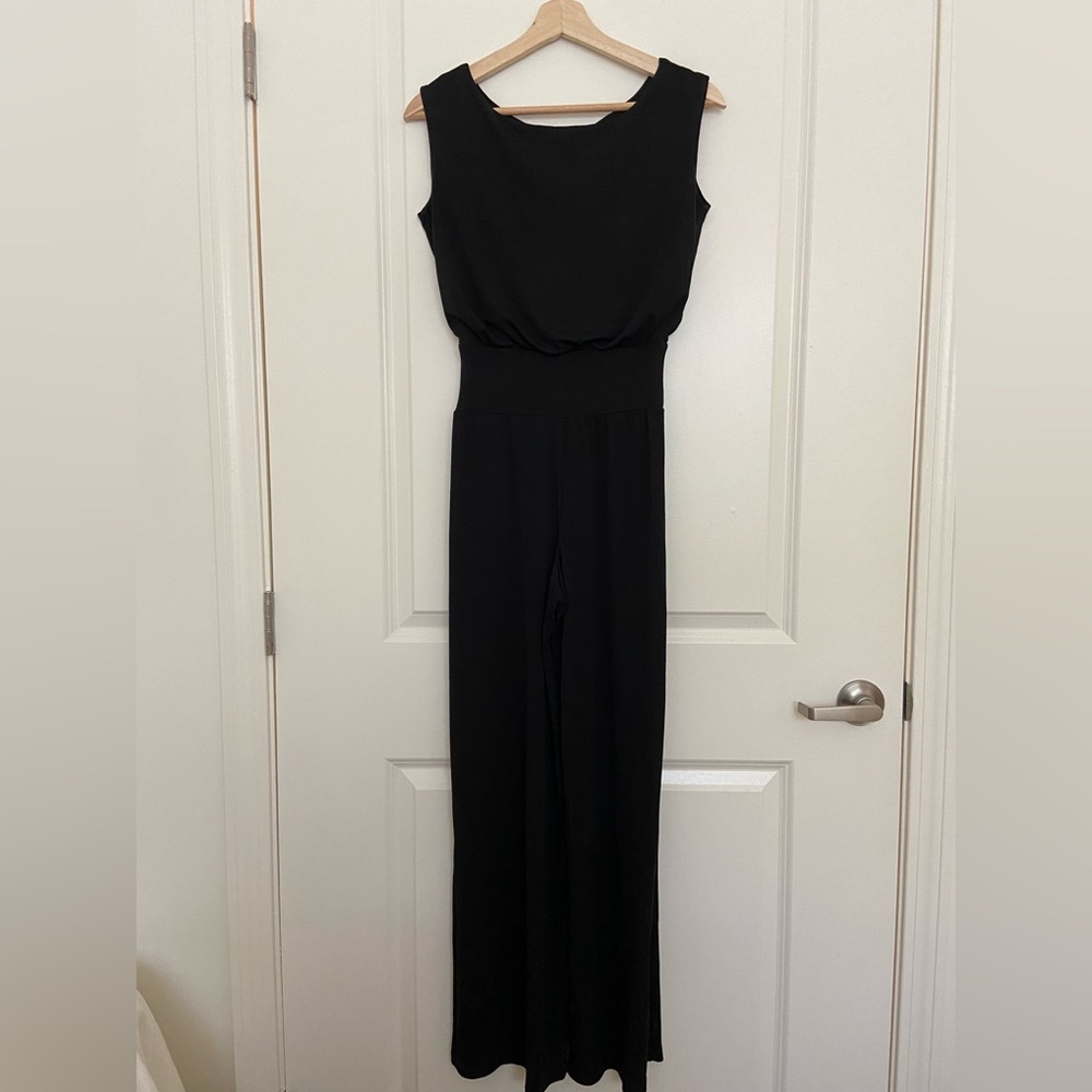 Bailey44 Black Sleeveless Wide Leg Jumpsuit - Size XS